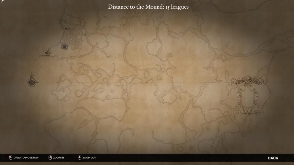 Locked map in The Mound