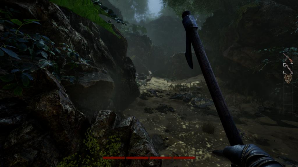 Path to the fort in the jungle