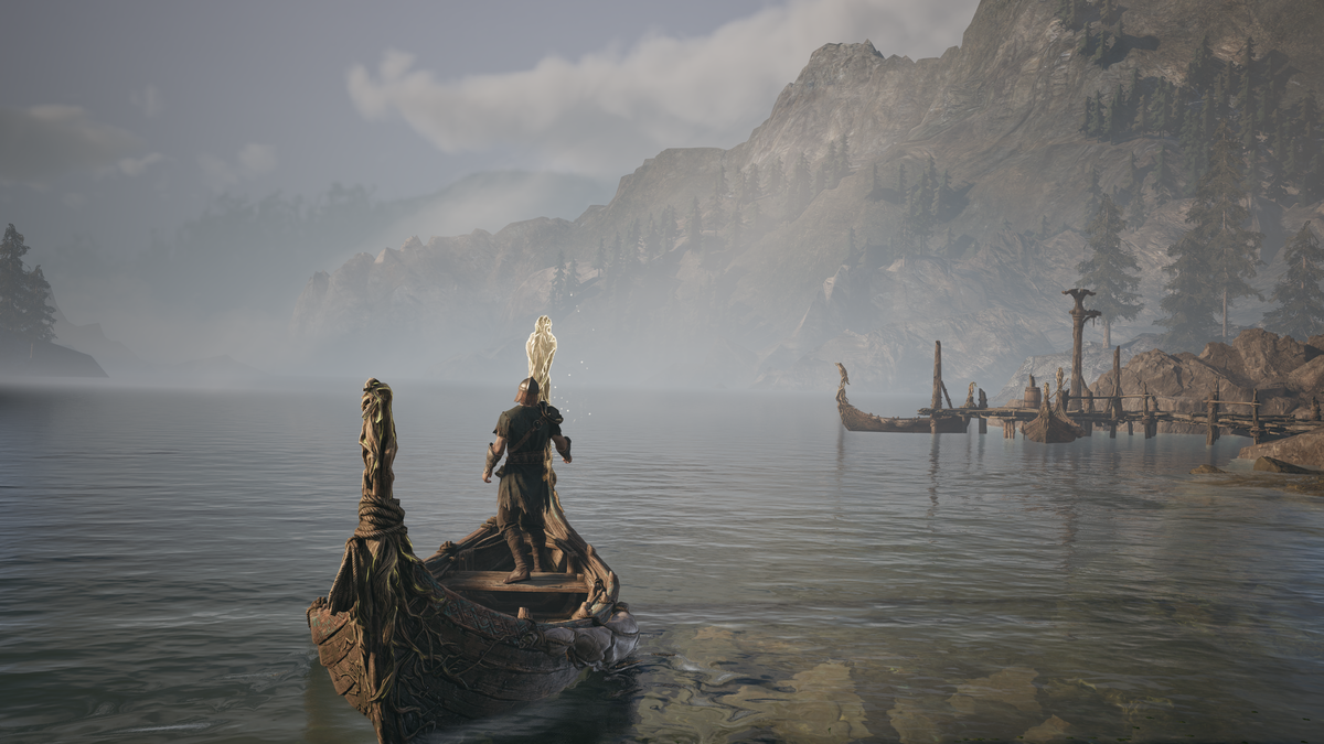 Starting an expedition in Mistfall Hunter