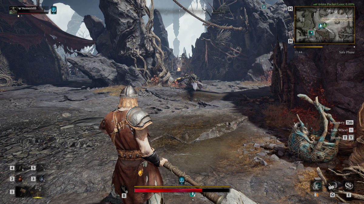 Killing an enemy in Mistfall Hunter
