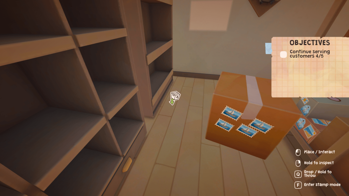 Cube box in Cat Mail Co.