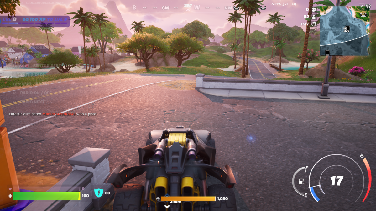 Batman's Beach Buggy in Fortnite