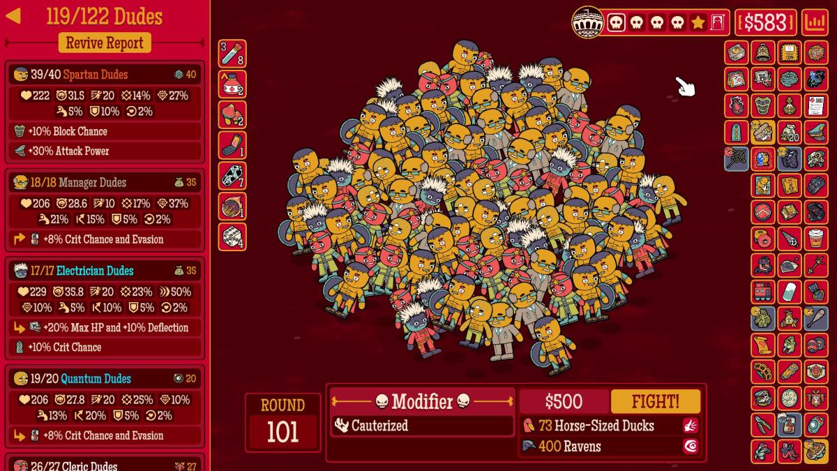119 Dudes waiting for Round 101