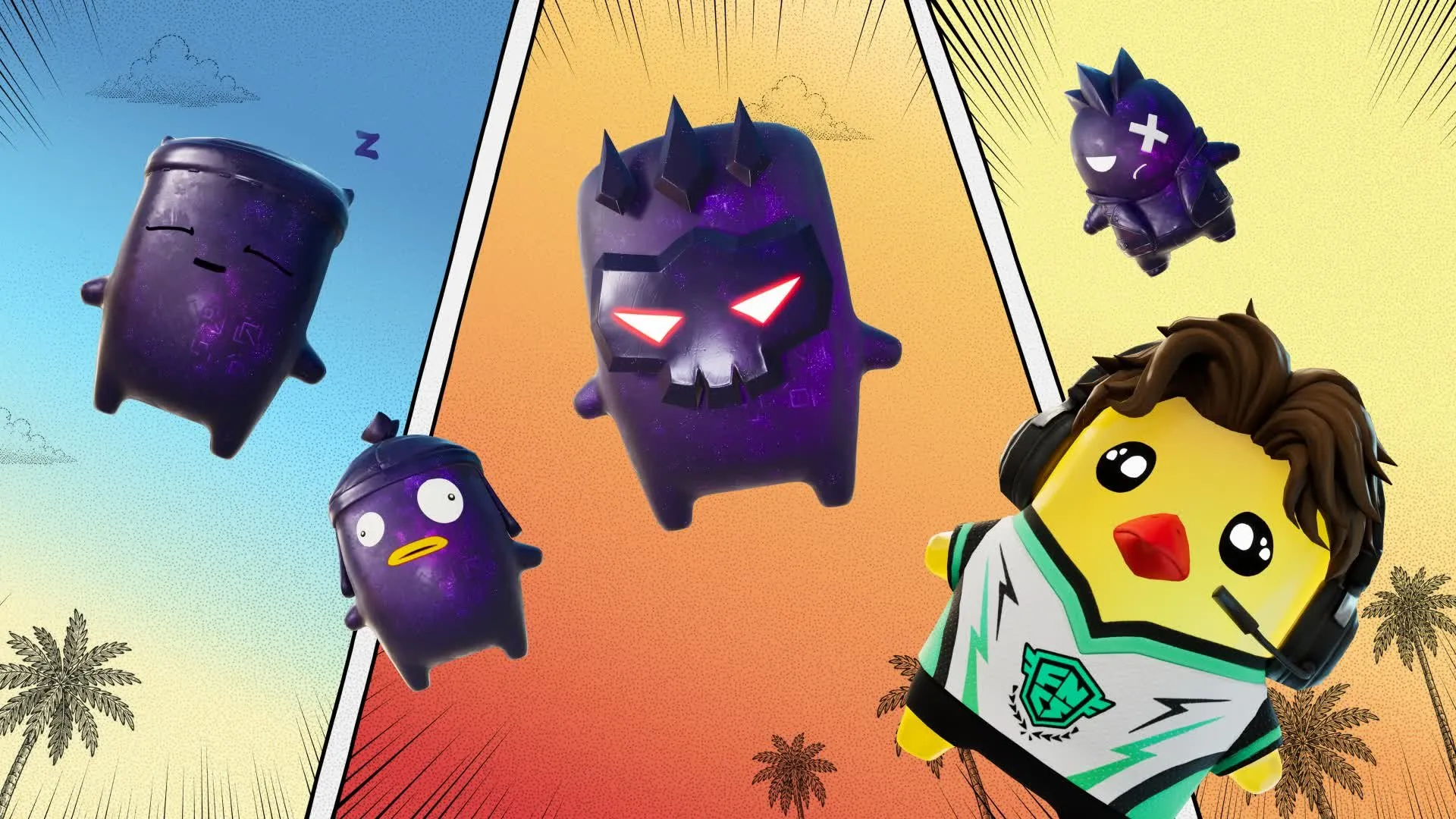 Pollo and Cube Sprite in Fortnite