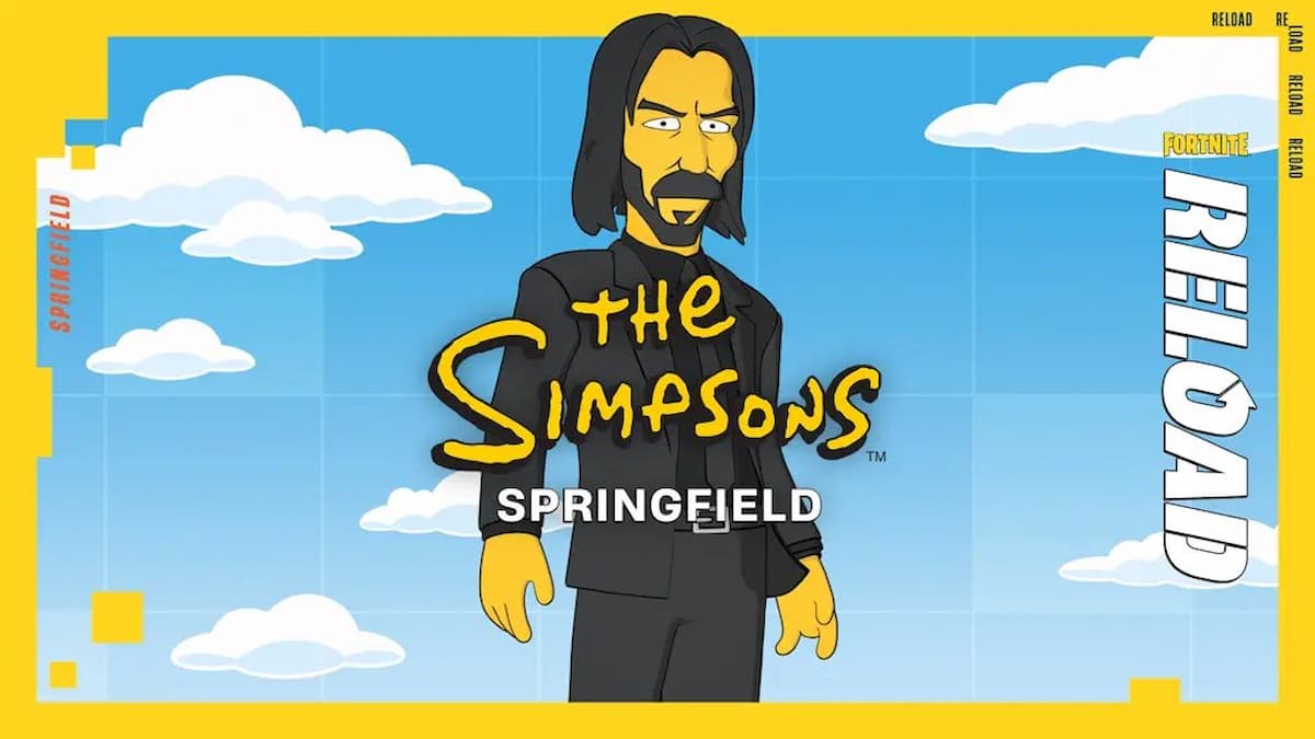 John Wick in Fortnite Simpsons Reload