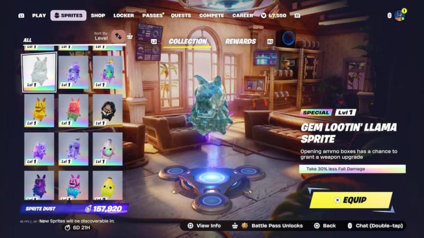 Looitn' Llama Sprite in Fortinite 