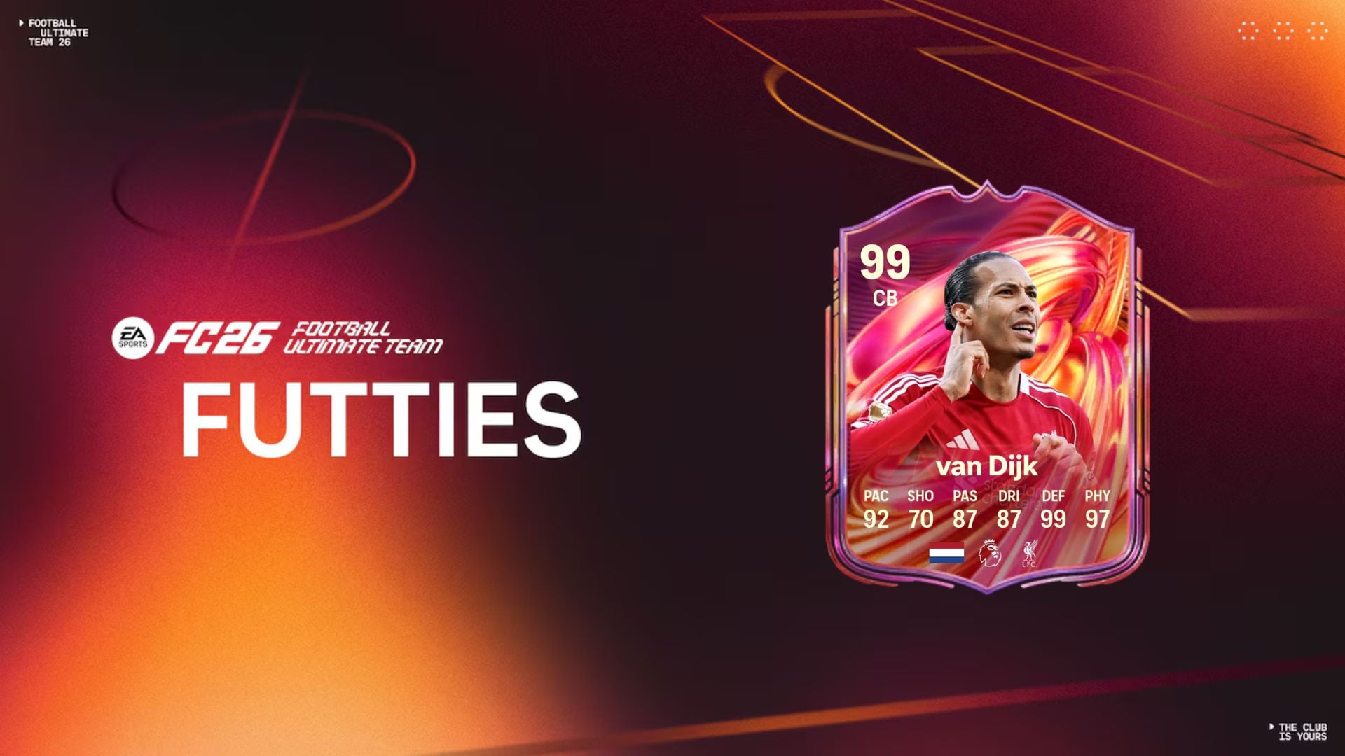Van Dijk FUTTIES in FC 26