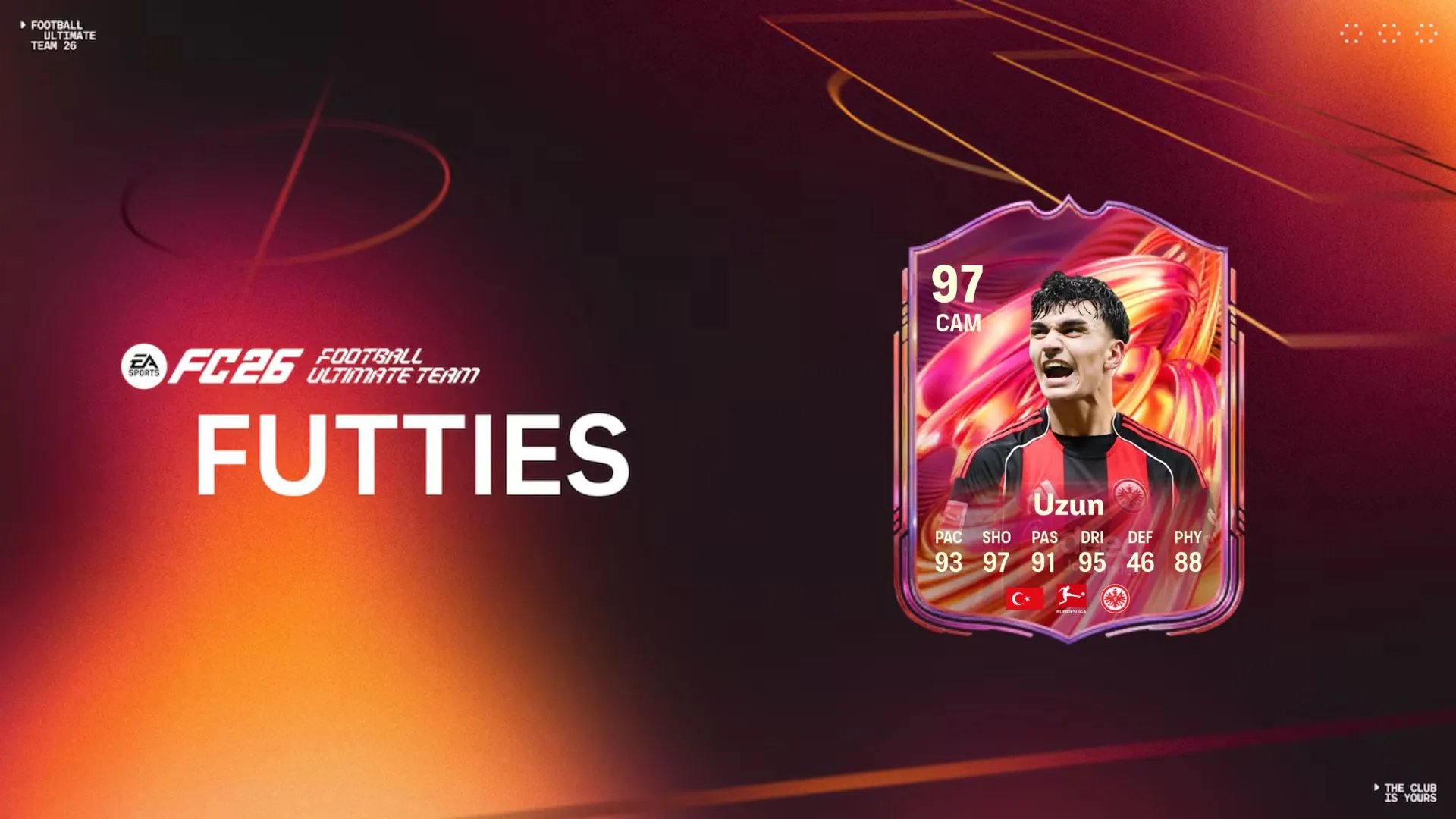 Uzun FUTTIES card in FC 26