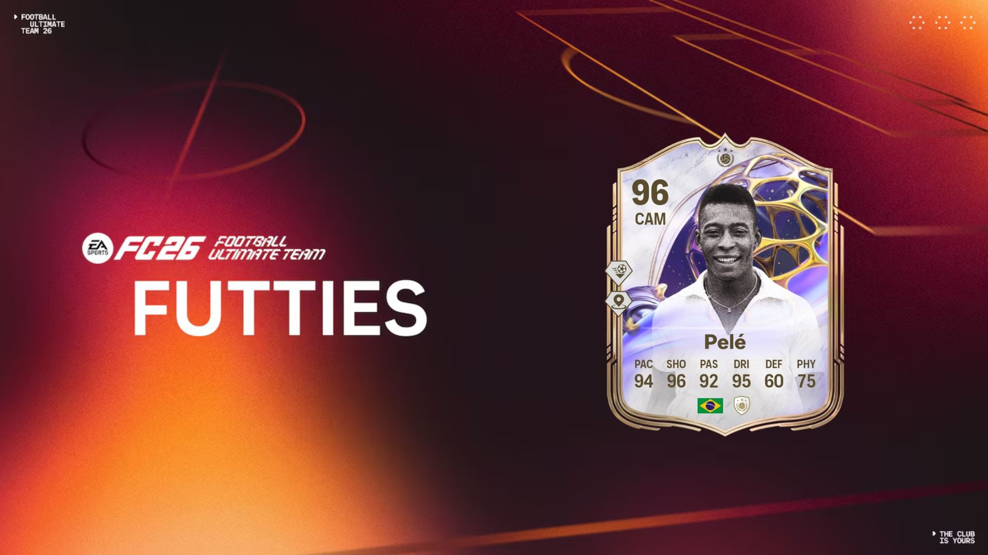 Pele Future Stars Icon in FC 26