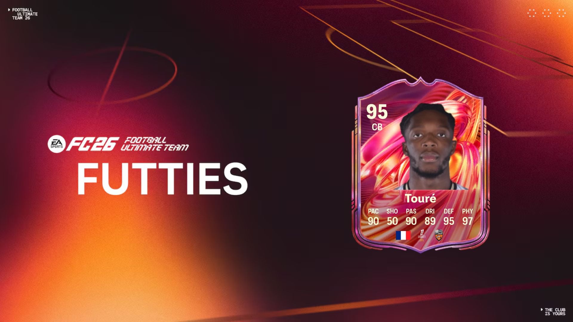 Isaak Toure FUTTIES card in FC 26