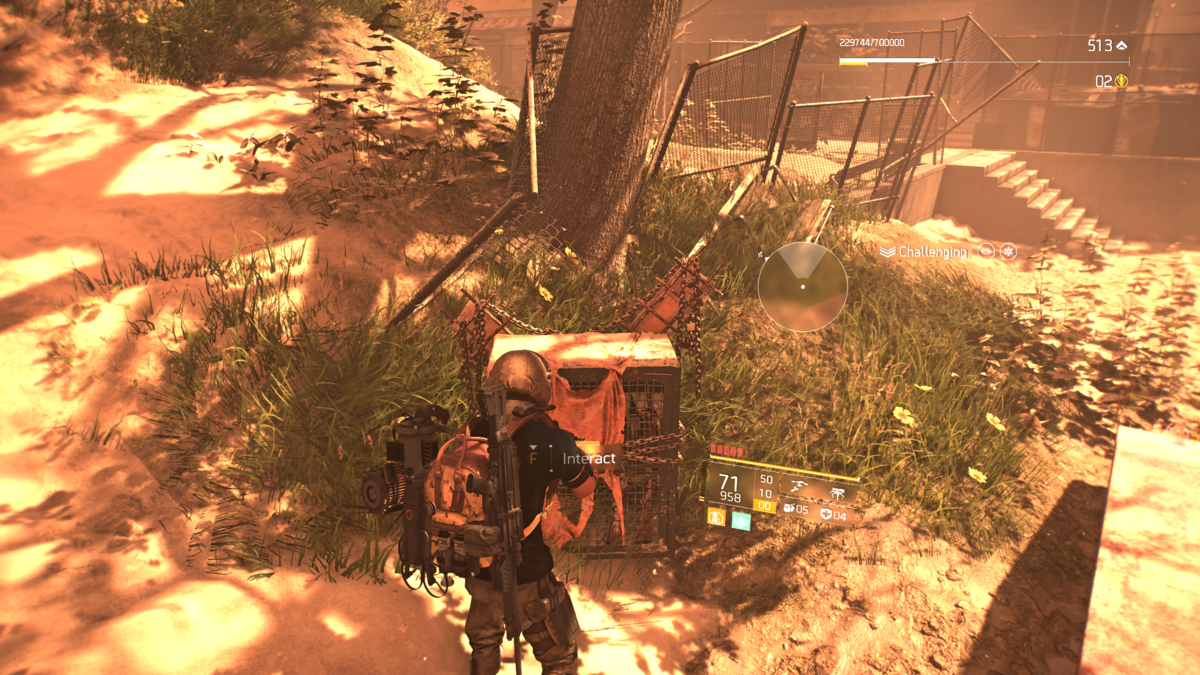 Map of Division 2 Dust Storm caches