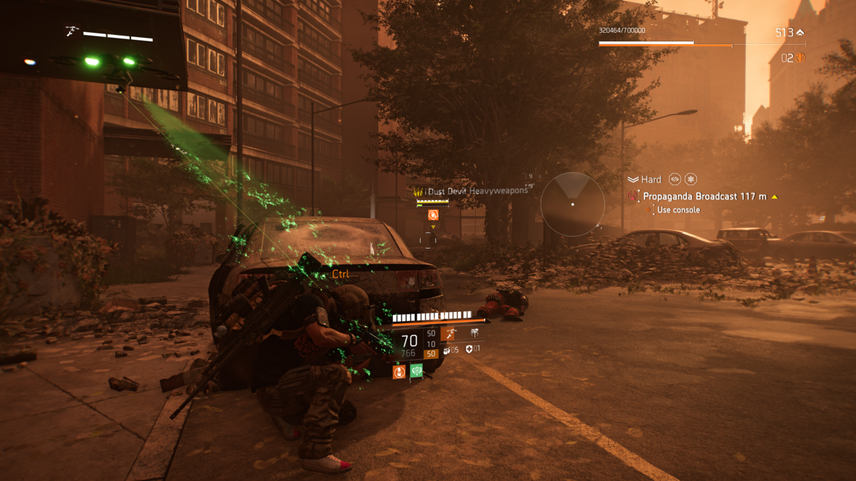 Killing enemies in the Dust Storm event in The Division 2