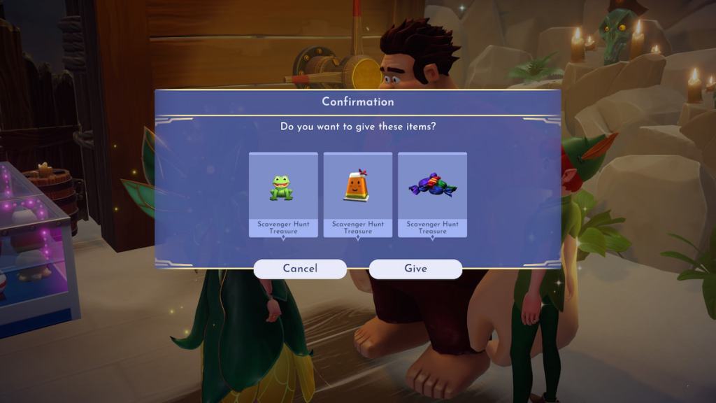 All scavenger hunt items found in disney dreamlight valley