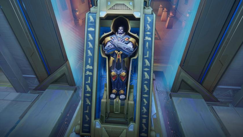 Apocalypse in a sarcophagus in marvel rivals
