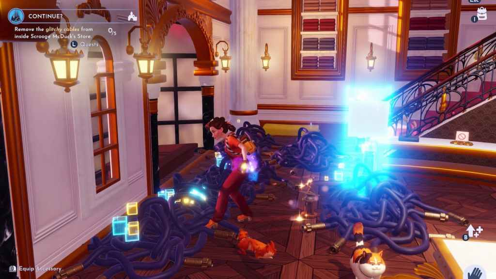 Clearing cables in disney dreamlight valley