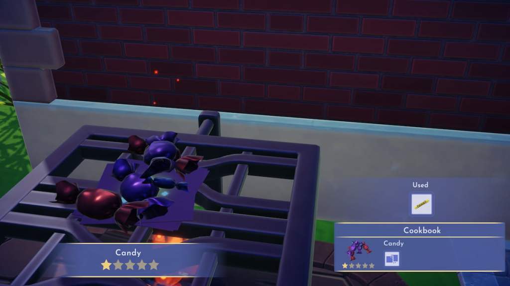Cooked candy in disney dreamlight valley