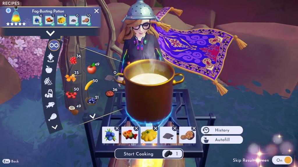Disney Dreamlight Valley Fog Potion