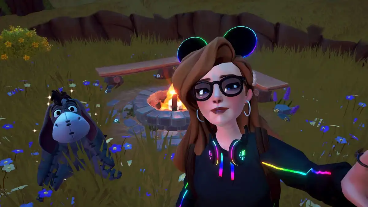 Disney Dreamlight Valley Honeyglow Woods campsite
