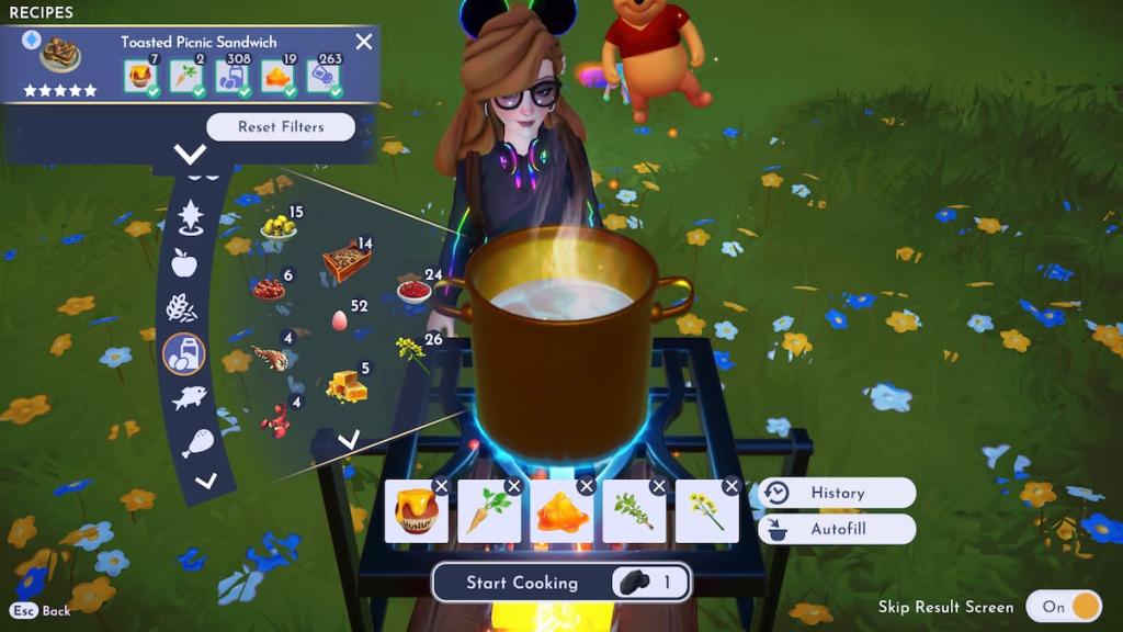 Disney Dreamlight Valley Toasted Picnic Sandwich