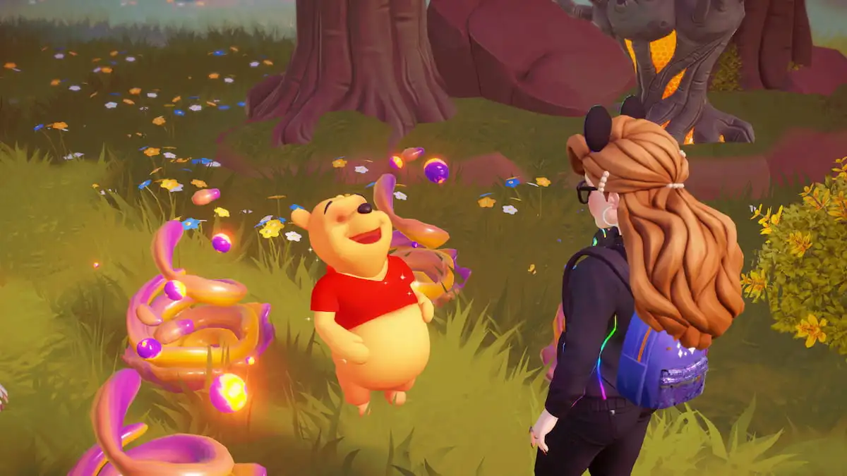 Disney Dreamlight Valley Winnie the Pooh during chapter one quest