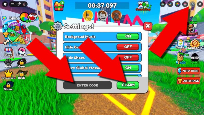 How to redeem Dog Race codes