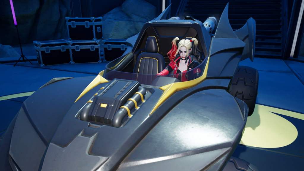 Driving batman's beach buggy in fortnite