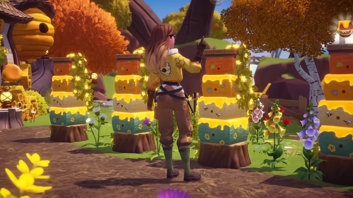 Where to find all Honeyglow Woods flowers in Disney Dreamlight Valley