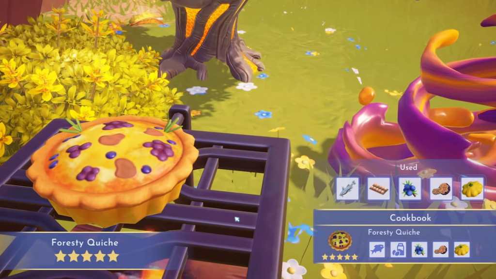 Foresty Quiche in disney dreamlight valley