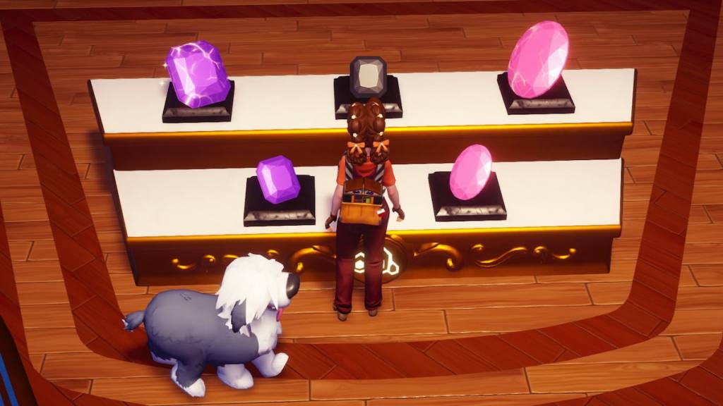 Frosted Heights gems in disney dreamlight valley