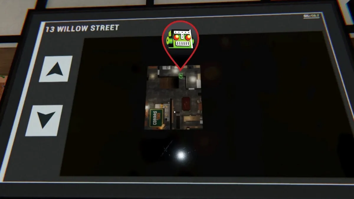 Basement 13 willow street fuse box marked on map phasmophobia