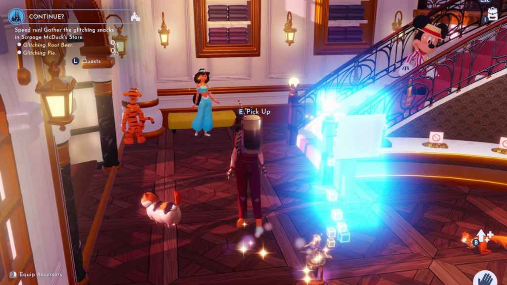 Gathering glitching root beer in disney dreamlight valley