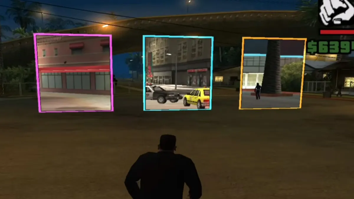 Portals to all the PS2 GTA games via a mod