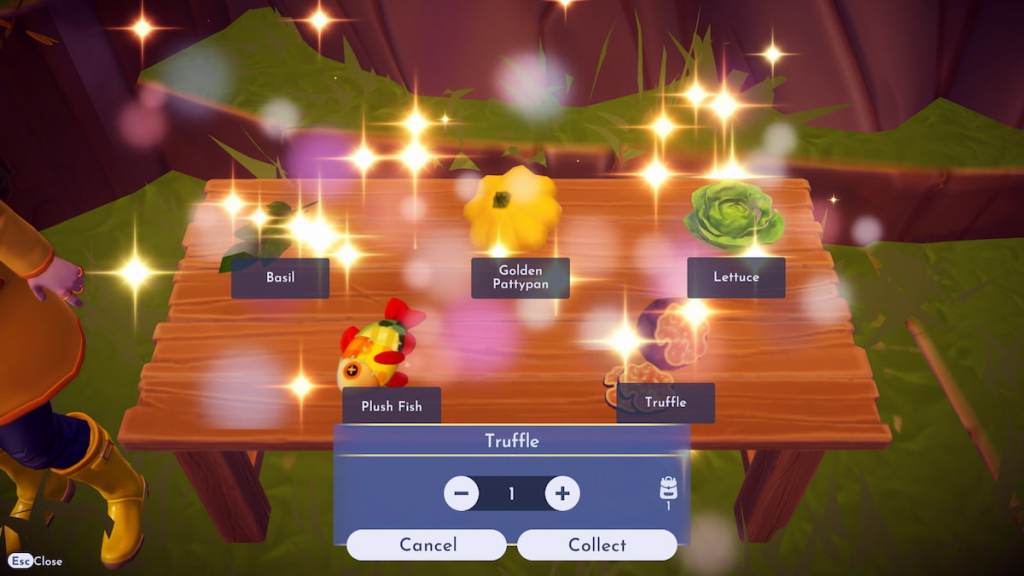 Hedgehog Treat ingredients in Disney Dreamlight Valley