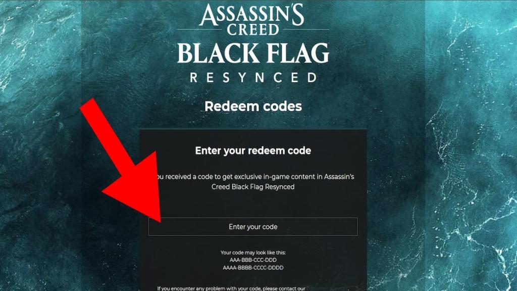 How to redeem AC Black Flag Resynced codes. 