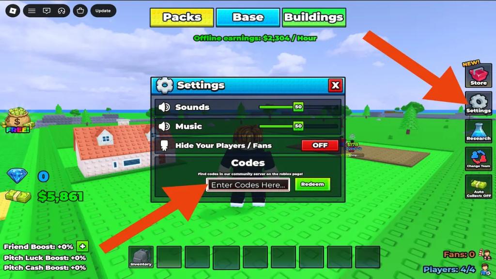 how to redeem codes mini cup roblox