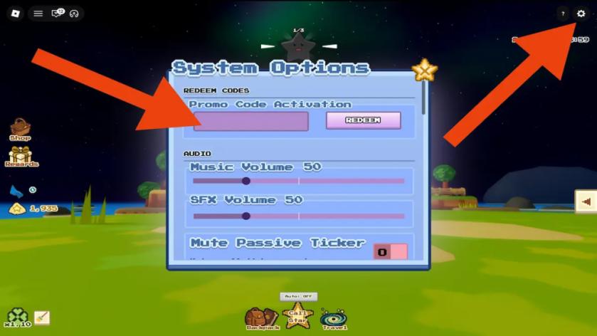 how to redeem codes star catchers