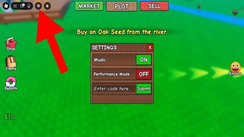 How to redeem codes in Greedy Growers 