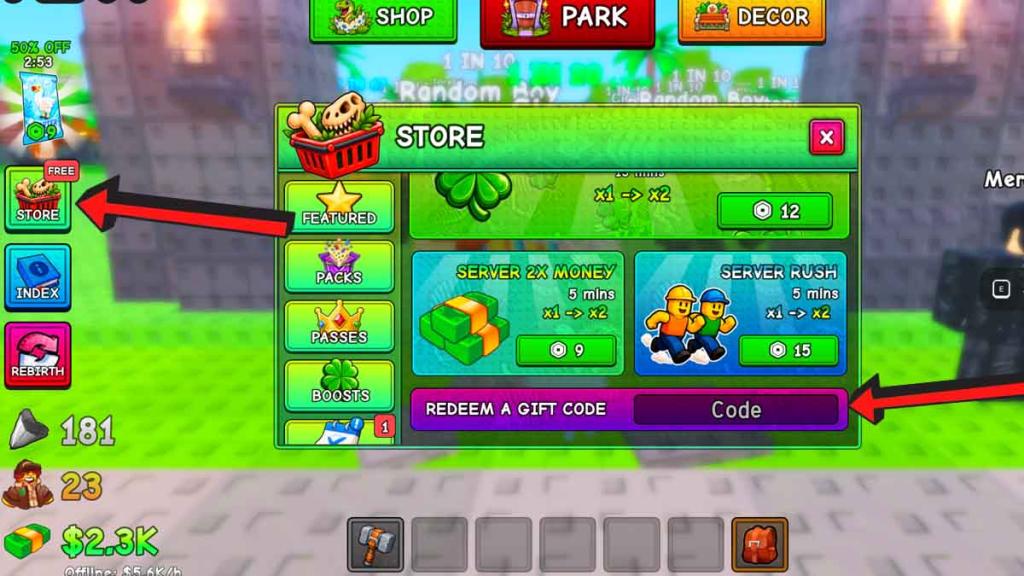 How To Redeem My Dino Park Codes