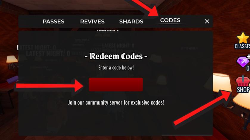 How To Redeem Night At The Infirmary Codes