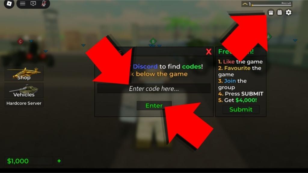 How to redeem Strike Warfare codes
