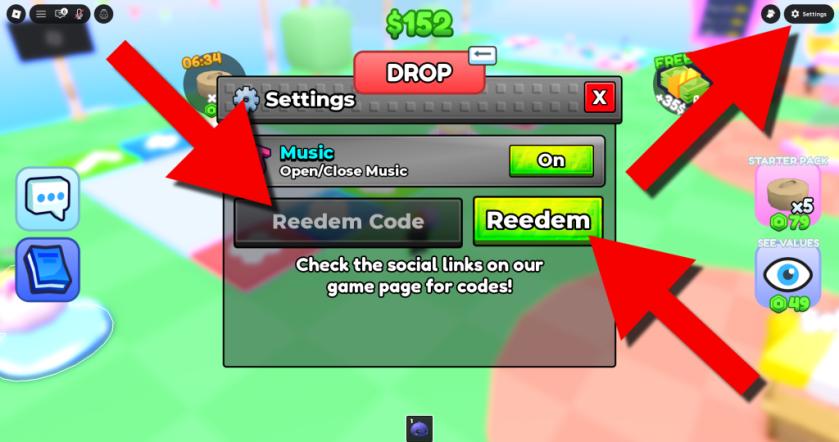 Instructions on redeeming Trade Squishy Dumplings codes