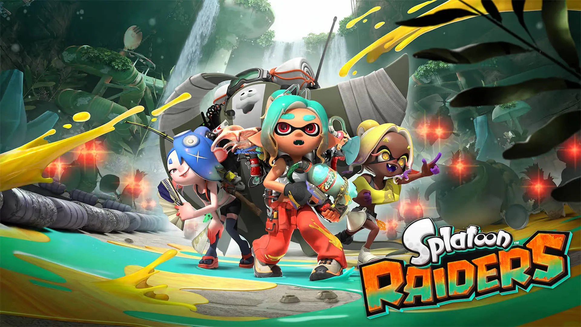 Splatoon Raiders splash art