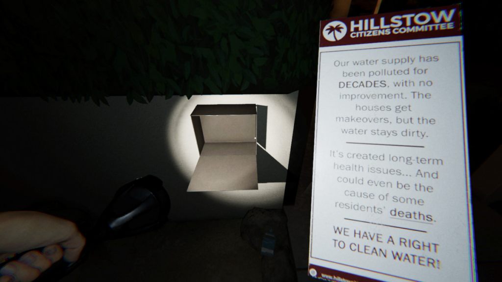 A mailbox pamphlet in phasmophobia