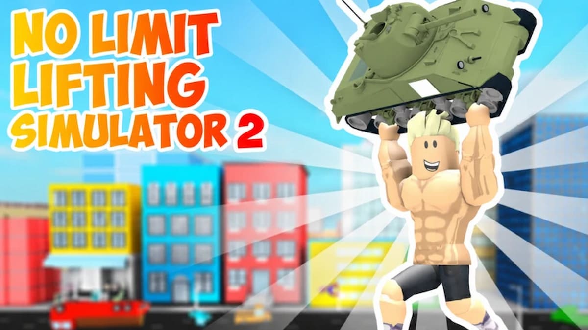 No Limit Lifting Simulator 2 logo and artwork
