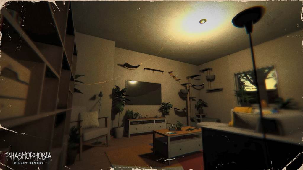 Living room in 13 willow street in phasmophobia