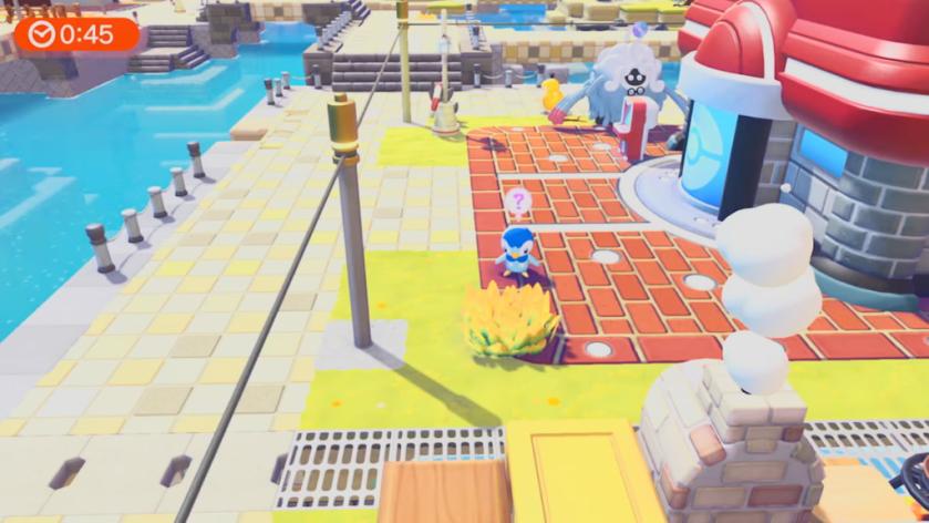 Playing hide-and-sneak in pokopia