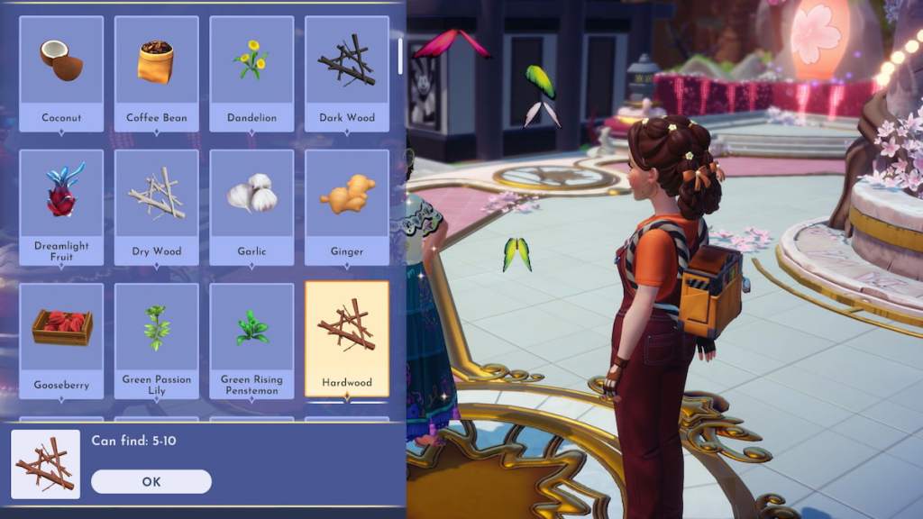 Send villager to collect item page in disney dreamlight valley