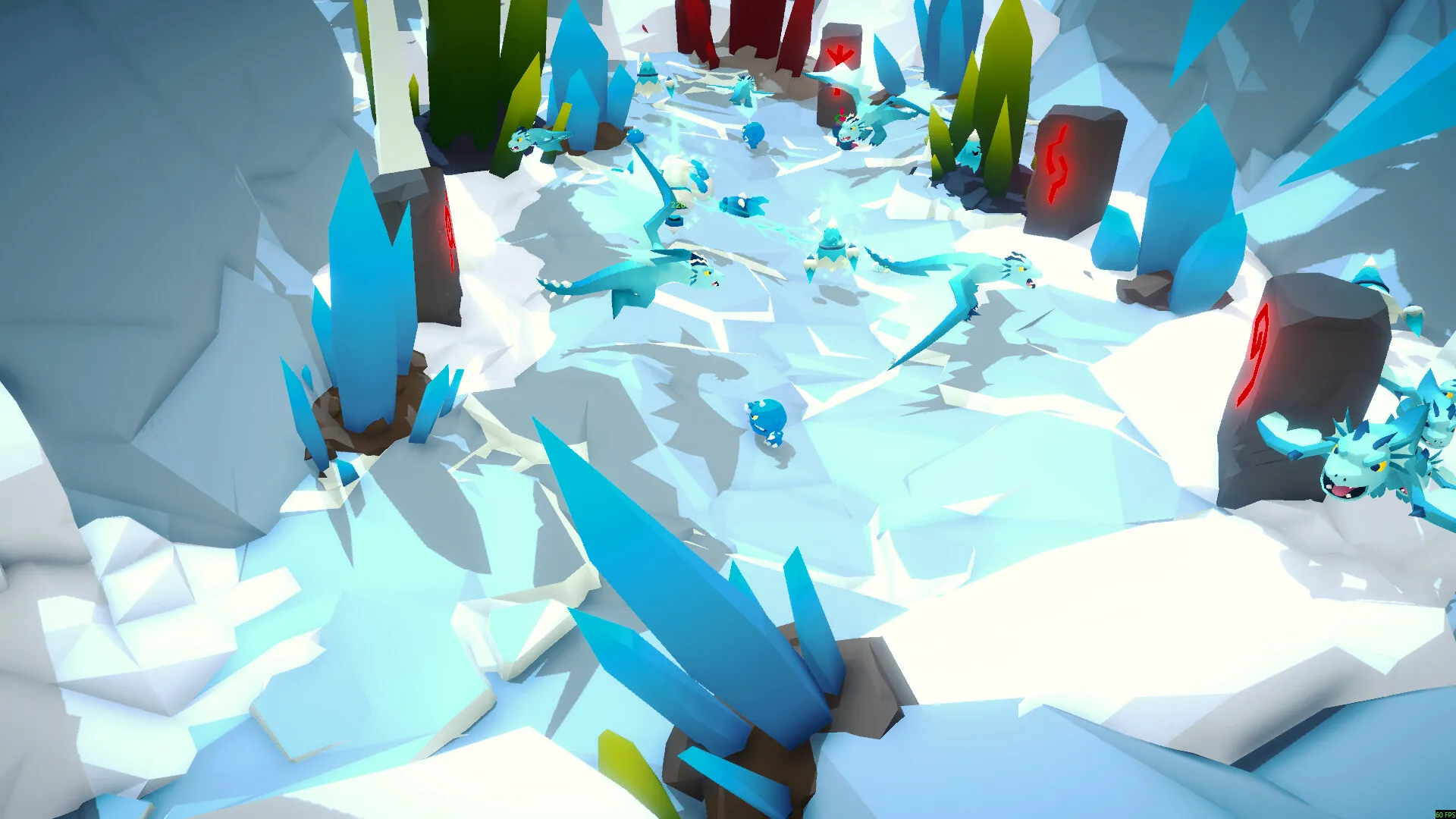 Players fighting dragons in SpiritVale