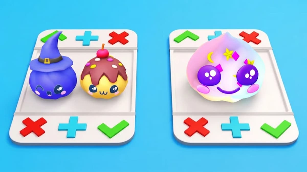 Trade Squishy Dumplings featured artwork depicting two small colorful dumplings and one large dumpling