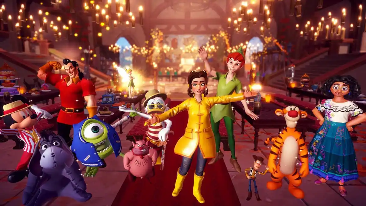 Big group photo in disney dreamlight valley